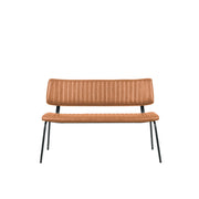 Eetkamerbank Gusto Cognac Kunstleder 120 cm 120x63x81 cm-Eetkamerbanken-LABEL51