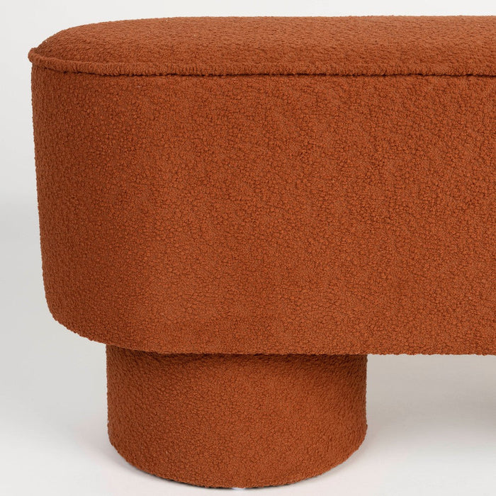 Eetkamerbank Marcos Stof, Polyester, Pine hout Bruin 35x93 cm-Eetkamerbanken-Creating Home
