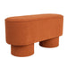 Eetkamerbank Marcos Stof, Polyester, Pine hout Bruin-Eetkamerbanken-Creating Home