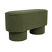 Eetkamerbank Marcos Stof, Polyester, Pine hout Groen 35x93 cm-Eetkamerbanken-Creating Home