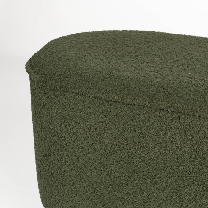 Eetkamerbank Marcos Stof, Polyester, Pine hout Groen 35x93 cm-Eetkamerbanken-Creating Home