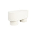 Eetkamerbank Marcos Stof, Polyester, Pine hout Wit 35x93-Eetkamerbanken-Creating Home