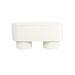 Eetkamerbank Marcos Stof, Polyester, Pine hout Wit 35x93-Eetkamerbanken-Creating Home