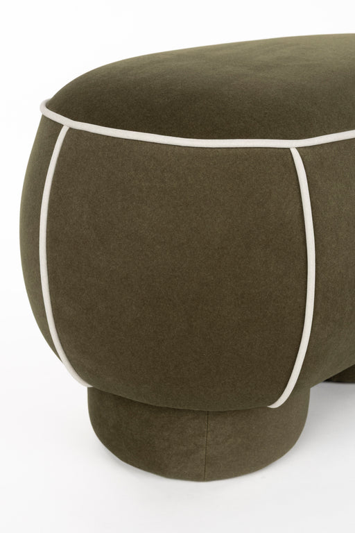 Eetkamerbank Marina M Polyester, Hout Groen 45.5x77.5 cm-Eetkamerbanken-Creating Home