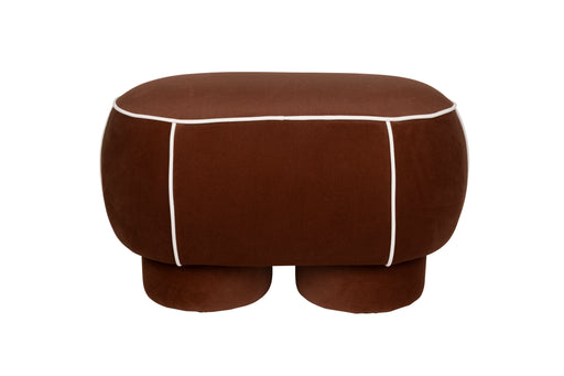 Eetkamerbank Marina M Polyester, Hout Rood 45.5x77.5 cm-Eetkamerbanken-Creating Home