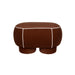 Eetkamerbank Marina M Polyester, Hout Rood 45.5x77.5 cm-Eetkamerbanken-Creating Home