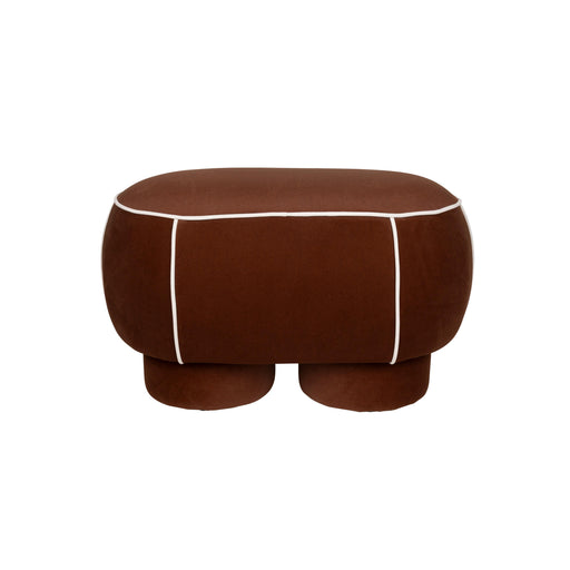 Eetkamerbank Marina M Polyester, Hout Rood 45.5x77.5 cm-Eetkamerbanken-Creating Home