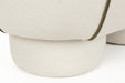 Eetkamerbank Marina M Polyester, Hout Wit 45.5x77.5 cm-Eetkamerbanken-White Label Living