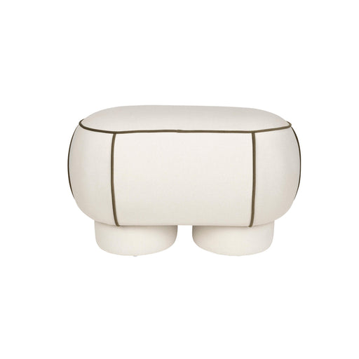 Eetkamerbank Marina M Polyester, Hout Wit 45.5x77.5 cm-Eetkamerbanken-Creating Home