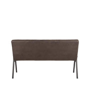 Eetkamerbank Matz Antraciet Kunstleder 145 cm 145x62x86 cm-Eetkamerbanken-LABEL51