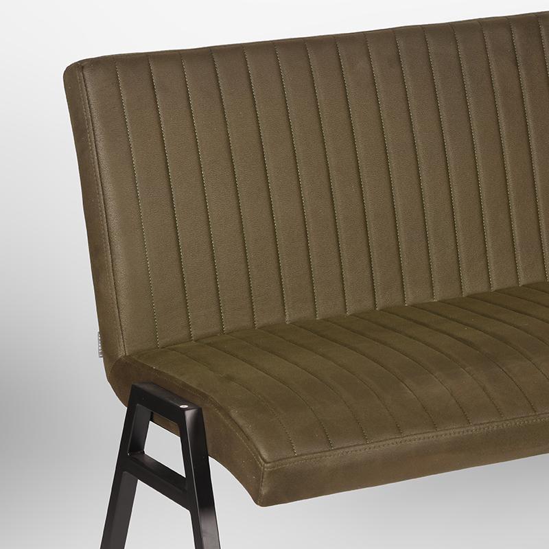 Eetkamerbank Matz Army Kunstleder 145 cm 145x62x86 cm-Eetkamerbanken-LABEL51