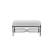 Eetkamerbank Milou Stof, Polyester, Metaal Grijs 90x35-Eetkamerbanken-Creating Home
