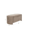 Eetkamerbank Miro Polyester, MDF Grijs 44x108 cm-Eetkamerbanken-Creating Home