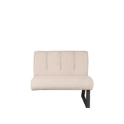 Eetkamerbank Modula Bouclé Naturel 100 cm 100x62x92 cm-2-Zitsbanken-LABEL51