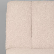 Eetkamerbank Modula Bouclé Naturel 100 cm 100x62x92 cm-2-Zitsbanken-LABEL51