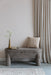 Eetkamerbank Orly Polyester, MDF Grijs 45x113 cm-Eetkamerbanken-Creating Home