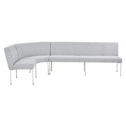 Eetkamerbank Riff 200 cm element Beige 200x69x87 cm-Eetkamerbanken-Starfurn