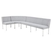 Eetkamerbank Riff Hoek Beige 100x100x87 cm-Eetkamerbanken-Starfurn