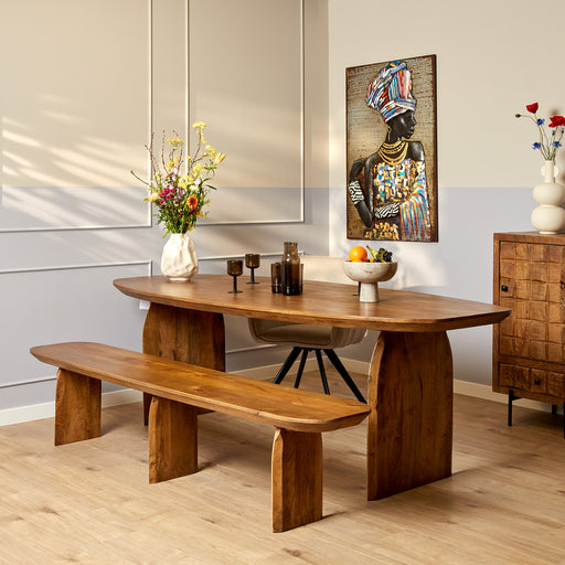 Eetkamerbank Tense 220 cm 220x38x45 cm-Eetkamerbanken-Starfurn