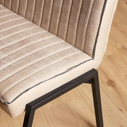 Eetkamerbank Tivoli Bull 155 cm Beige 155x56x88 cm-Eetkamerbanken-Starfurn