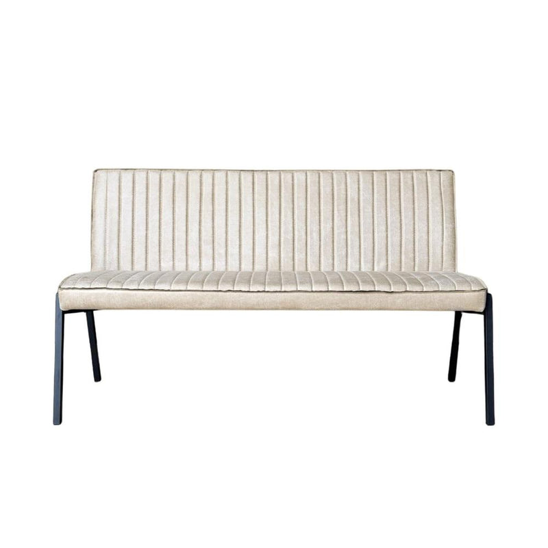 Eetkamerbank Tivoli Bull 155 cm Beige 155x56x88 cm-Eetkamerbanken-Starfurn