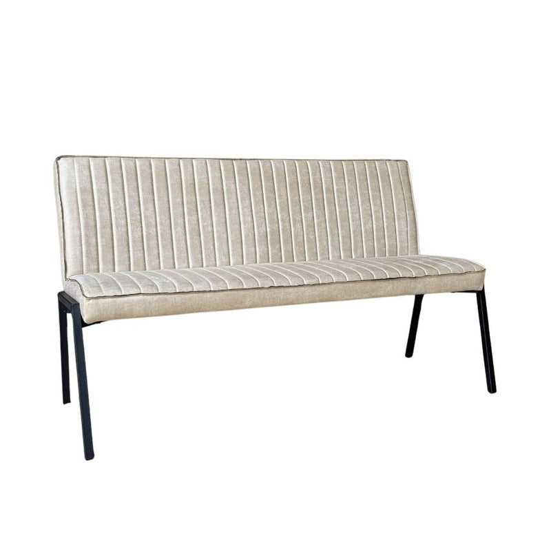 Eetkamerbank Tivoli Bull 155 cm Beige 155x56x88 cm-Eetkamerbanken-Starfurn