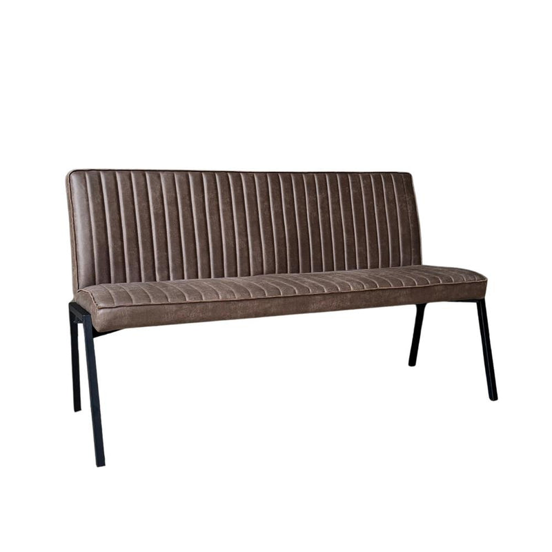 Eetkamerbank Tivoli Bull 155 cm Bruin 155x56x88 cm-Eetkamerbanken-Starfurn