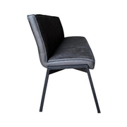 Eetkamerbank Tivoli Bull 185 cm Antraciet 185x56x88 cm-Eetkamerbanken-Starfurn