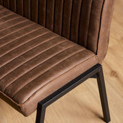 Eetkamerbank Tivoli Bull 185 cm Bruin 185x56x88 cm-Eetkamerbanken-Starfurn