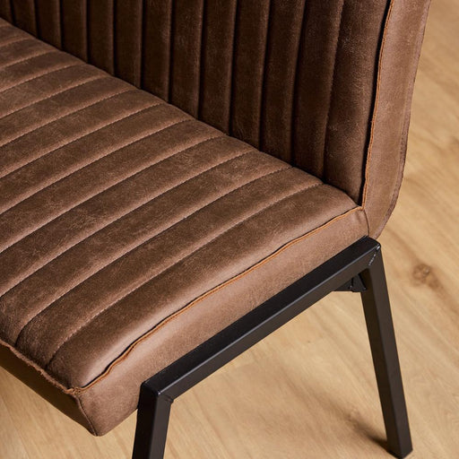 Eetkamerbank Tivoli Bull 185 cm Bruin 185x56x88 cm-Eetkamerbanken-Starfurn
