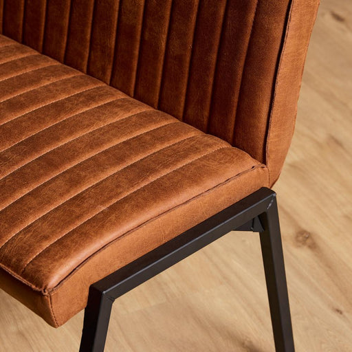 Eetkamerbank Tivoli Bull 185 cm Cognac 185x56x88 cm-Eetkamerbanken-Starfurn