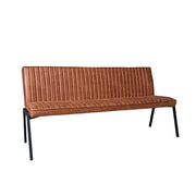 Eetkamerbank Tivoli Bull 185 cm Cognac 185x56x88 cm-Eetkamerbanken-Starfurn