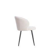 Eetkamerstoel 2de kans Eetkamerstoel Radaja Crème 58x58x78cm-Eetkamerstoelen-Light & Living
