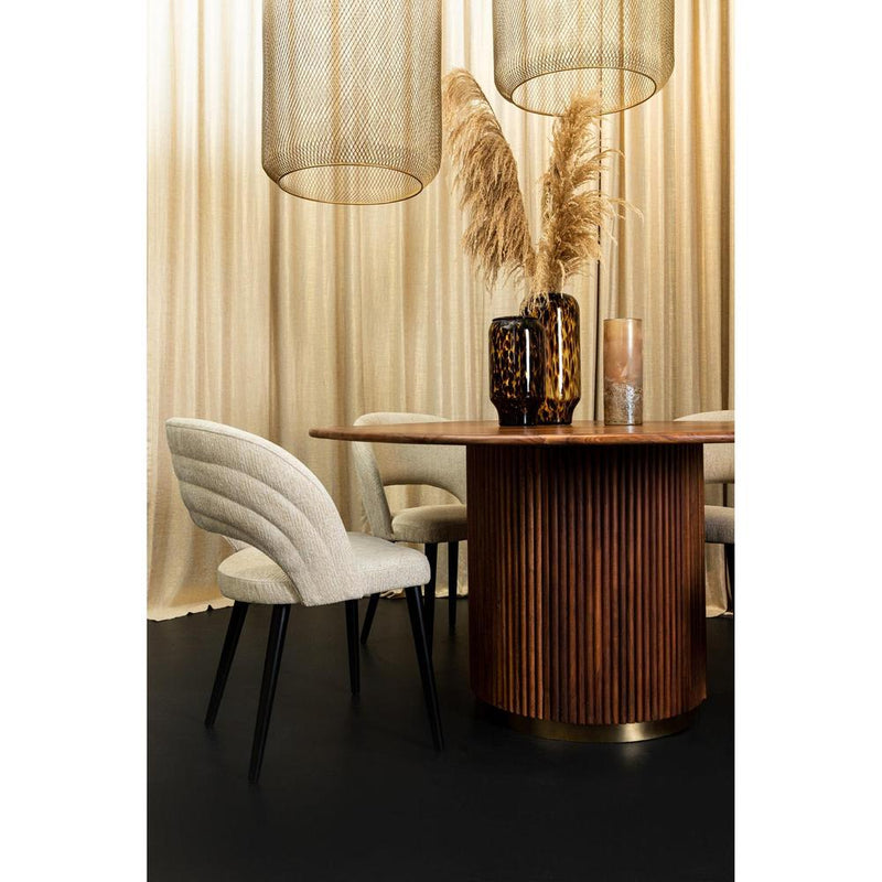 Eetkamerstoel Abierto Wit-Eetkamerstoelen-PTMD