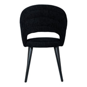 Eetkamerstoel Abierto Zwart-Eetkamerstoelen-PTMD