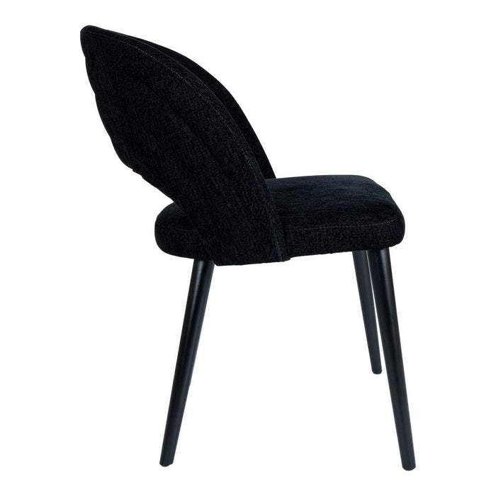 Eetkamerstoel Abierto Zwart-Eetkamerstoelen-PTMD