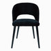 Eetkamerstoel Abierto Zwart-Eetkamerstoelen-PTMD