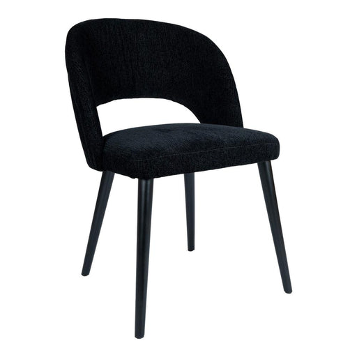 Eetkamerstoel Abierto Zwart-Eetkamerstoelen-PTMD