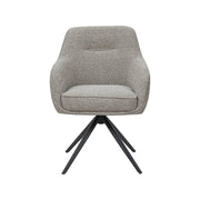 Eetkamerstoel Akira Mushroom Royal Boucle Draaibaar 63x65x87 cm-Eetkamerstoelen-LABEL51
