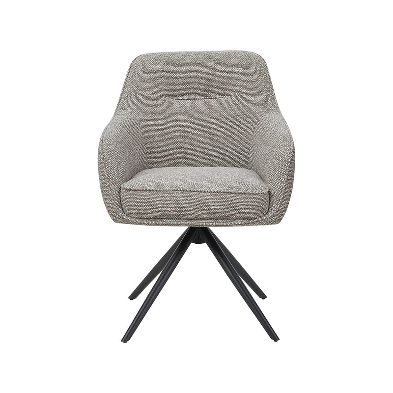 Eetkamerstoel Akira Mushroom Royal Boucle Draaibaar 63x65x87 cm-Eetkamerstoelen-LABEL51
