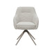 Eetkamerstoel Akira - Naturel - Royal Boucle - Taupe Metalen...-Eetkamerstoelen-LABEL51