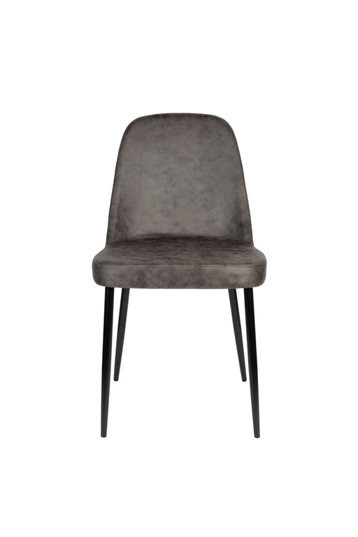 Eetkamerstoel Alana Polyester Donkergrijs 54x47 cm-Eetkamerstoelen-Creating Home
