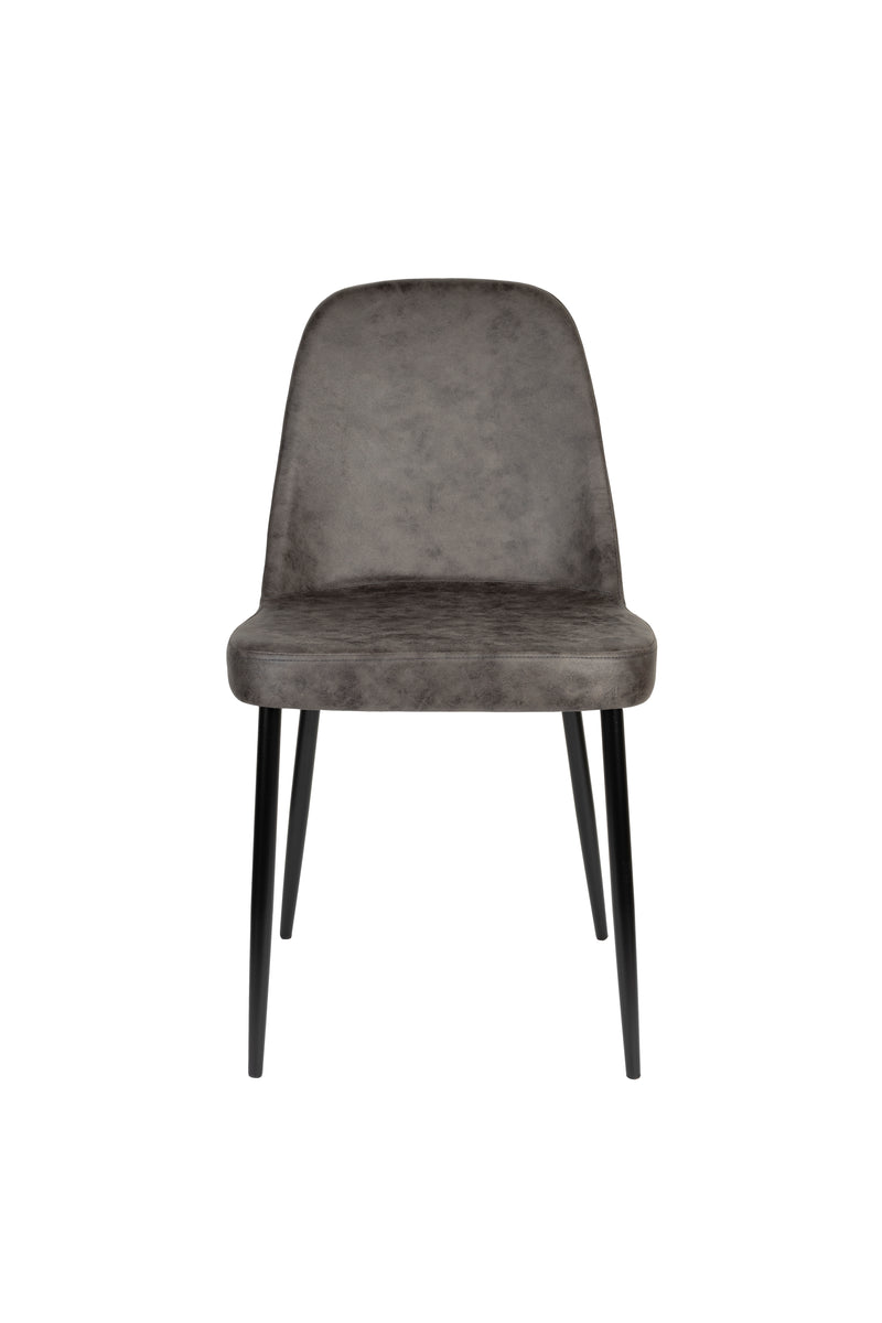 Eetkamerstoel Alana Polyester Donkergrijs 54x47 cm-Eetkamerstoelen-Creating Home