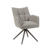 Eetkamerstoel Amalfi Mushroom Royal Boucle Brons 65x66x86 cm-Eetkamerstoelen-LABEL51