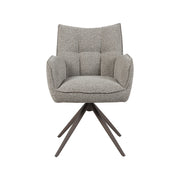 Eetkamerstoel Amalfi Mushroom Royal Boucle Brons 65x66x86 cm-Eetkamerstoelen-LABEL51