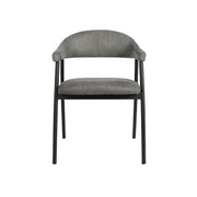 Eetkamerstoel Amaze Antraciet Micro Suede 54x54x80 cm-Eetkamerstoelen-LABEL51