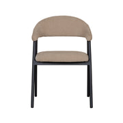 Eetkamerstoel Amaze Clay Elite Zwart Metalen Frame 54x54x80 cm-Eetkamerstoelen-LABEL51