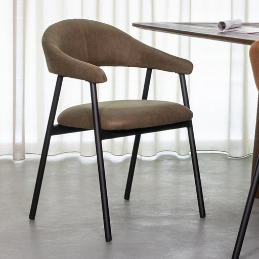 Eetkamerstoel Amaze - Moss - Micro Suede-Eetkamerstoelen-LABEL51