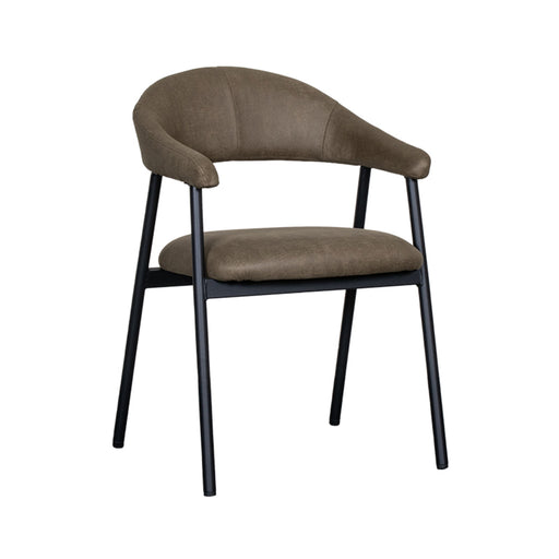 Eetkamerstoel Amaze - Moss - Micro Suede-Eetkamerstoelen-LABEL51