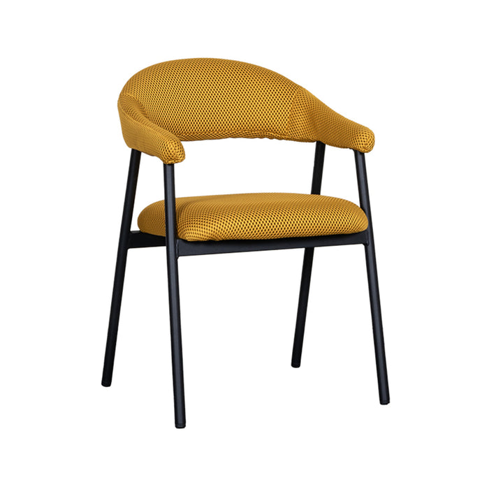 Eetkamerstoel Amaze - Oker - Breathe-Eetkamerstoelen-LABEL51